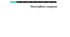 Desktop Screenshot of pierrejalbert.com